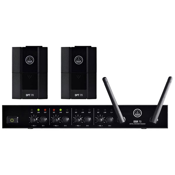 میکروفن بی سیمAKG DMS70 Q Instrumental Set Dual