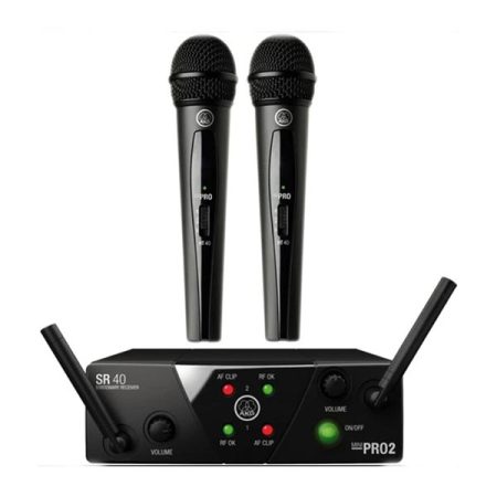 میکروفن بیسیم AKG WMS 40 MINI2 Dual Vocal Set