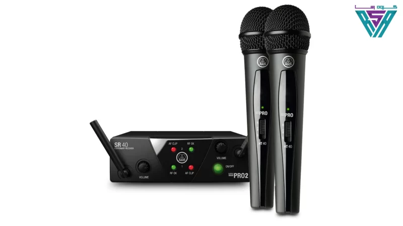 میکروفون بیسیم AKG WMS 40 MINI2 Dual Vocal Set 11